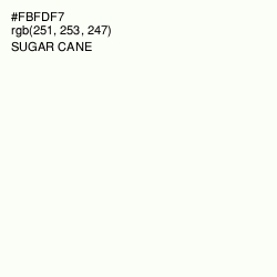 #FBFDF7 - Sugar Cane Color Image